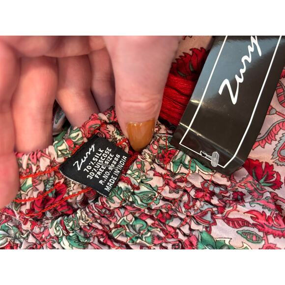 ZURY SILK BLEND HALTER OPEN BACK DRESS NWT ONE SIZE - Picture 8 of 8